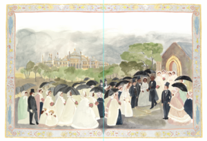 Illustration of Sarah Forbes Bonetta wedding
