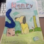 Henry the Artistic Dog Springwell Primary School