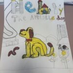 Henry the Artistic dog Y3 Springwell Primary School