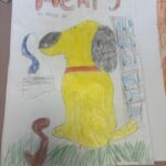 Henry the artistic dog Y1 Springwell Primary School